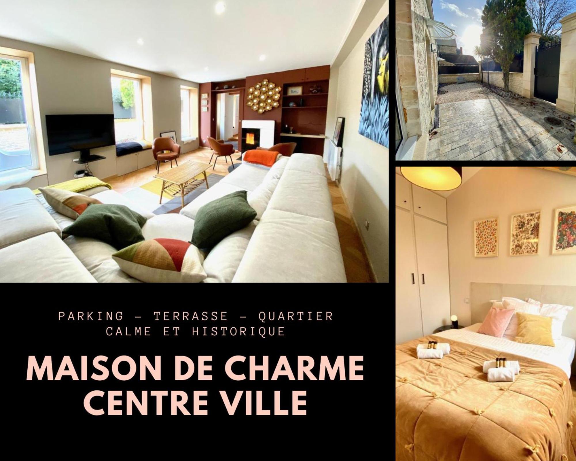 Le Capella, Magnifique Maison Au Calme Avec Garage Caen Exterior photo